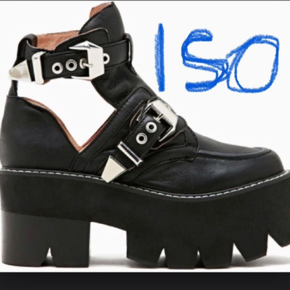 ISO Jeffrey Campbell Asylum platform boots